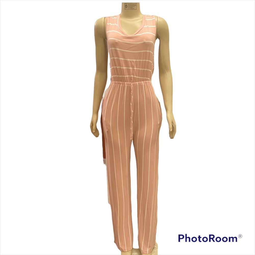 NWT Striped Jumpsuit